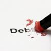 Erasing debt on a page